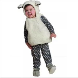 Baby Plush LAMB Vest Halloween Costume